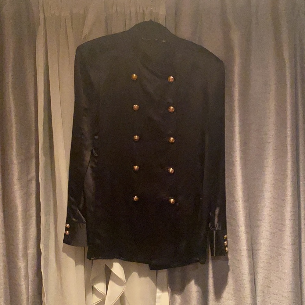BALMAIN for H & M black top